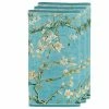 Lot De 3 Serviettes De Toilette 55x100 Cm - Vincent Van Gogh - Amandier En Fleurs - Beddinghouse X Van Gogh Museum Amsterdam®