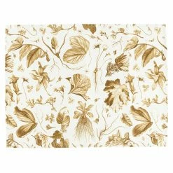 Lot De 2 Sets De Table L'Herbier Du Roi Bronze - 38x50 Cm