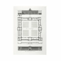 Plan, élévation Et Coupe Du Louvre