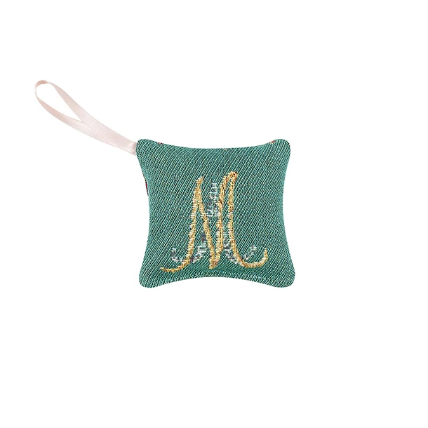 Mini-coussin Parfumé Vert Monogramme De Marie-Antoinette