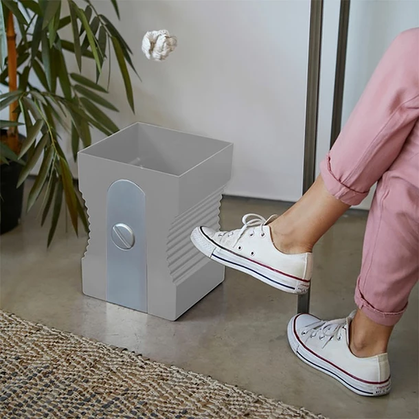 Corbeille à Papier Taille-crayon Gris - Balvi – Image 4