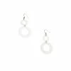 Boucles D'oreilles Cercles En Nacre Blanche - L'Indochineur