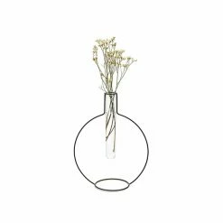 Vase Rond Silhouette XL Noir - Balvi