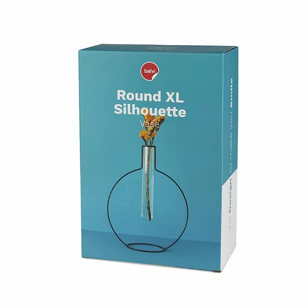 Vase Rond Silhouette XL Noir - Balvi – Image 2