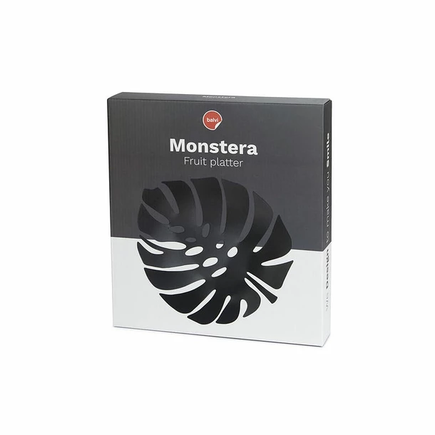 Corbeille à Fruits En Métal Monstera Noir - Balvi – Image 2